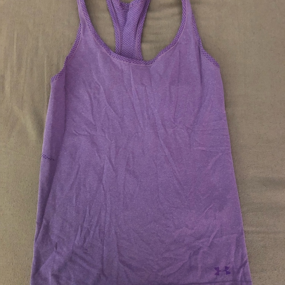 3 small athletic tanks & 4 sports bras